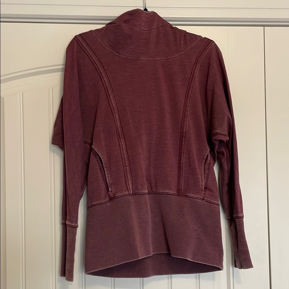 Fox Racing Burgundy High Neck Hoodie